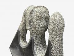 Organic Modern Carved Stone Nude Female Figure USA 1960s - 4401894