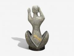 Organic Modern Carved Stone Nude Female Figure USA 1960s - 4401897