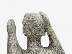 Organic Modern Carved Stone Nude Female Figure USA 1960s - 4401898