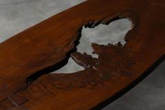 Organic Modern Coffee Table with Natural Void France Mid 20th Century - 4506249