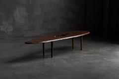 Organic Modern Coffee Table with Natural Void France Mid 20th Century - 4506250