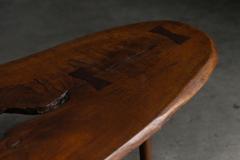 Organic Modern Coffee Table with Natural Void France Mid 20th Century - 4506251