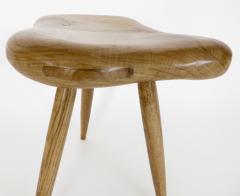 Organic Modern French Oak Stool or Side Table - 1220515