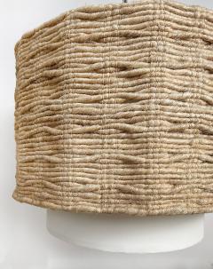 Organic Modern Made Goods Amani Drum Chandelier Strands of Abaca Large Size - 4254070