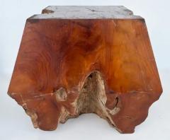 Organic Modern Studio Teak Side Occasional Drinks Table Weathered - 3780564