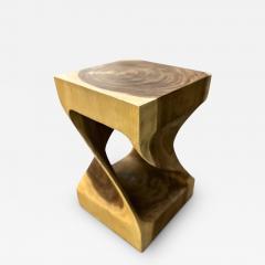 Organic Modern Suar Wood Side Table Stool Handcarved IDN 2023 - 3458492