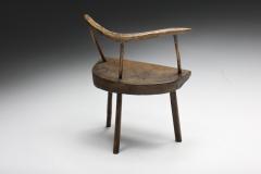 Organic Modern Wabi Sabi Tripod Chair circa 1900 - 2824161