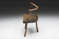 Organic Modern Wabi Sabi Tripod Chair circa 1900 - 2824190