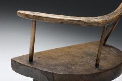 Organic Modern Wabi Sabi Tripod Chair circa 1900 - 2824193