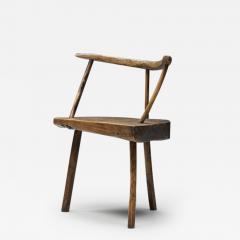 Organic Modern Wabi Sabi Tripod Chair circa 1900 - 2828443