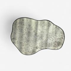 Organic Modern Wall Mirrors Distressed Glass Painted Wood American 21st C  - 3957095