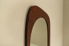 Organic Shaped Mirror In Teak Denmark 1970s - 3325731