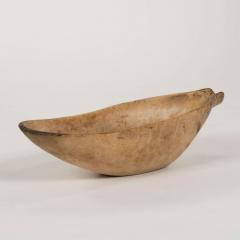 Organic Shaped Spouted Swedish Dugout Bowl - 4387122
