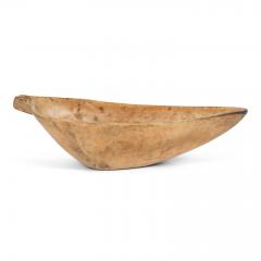 Organic Shaped Spouted Swedish Dugout Bowl - 4387125