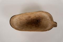 Organic Shaped Spouted Swedish Dugout Bowl - 4387129