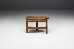 Organic Tripod Bench in Solid Wood France 19th Century - 3661647