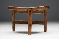 Organic Tripod Bench in Solid Wood France 19th Century - 3661666