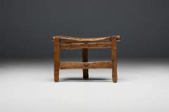 Organic Tripod Bench in Solid Wood France 19th Century - 3661703