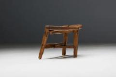 Organic Tripod Bench in Solid Wood France 19th Century - 3661706