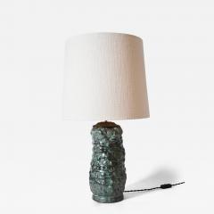 Organic shape green ceramic lamp Helder 2025  - 4560225