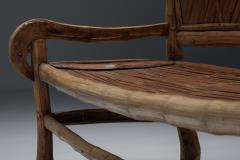 Oriental Bamboo Sofa Bed 20th Century - 2693798