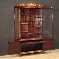 Oriental showcase in mahogany wood from 20th century - 3953852