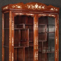 Oriental showcase in mahogany wood from 20th century - 3953853