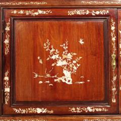 Oriental showcase in mahogany wood from 20th century - 3953856