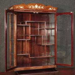 Oriental showcase in mahogany wood from 20th century - 3953858