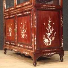 Oriental showcase in mahogany wood from 20th century - 3953859