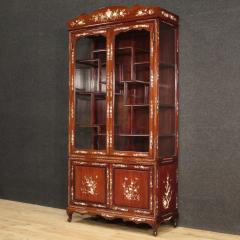 Oriental showcase in mahogany wood from 20th century - 3953860