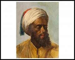 Orientalist Moorish Man Portrait 19th Century - 3880742