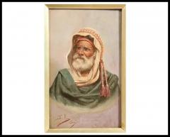 Orientalist Moorish Man Portrait 19th Century - 3880755