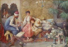 Orientalist Painting of Three Figures - 4654388