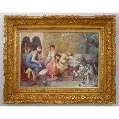 Orientalist Painting of Three Figures - 4654389