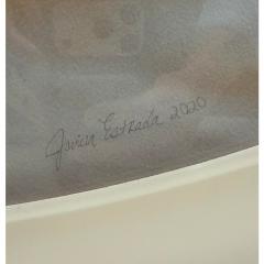 Orig Javiera Estrada Mixed Media Art Entitled Stream of Consciousness W Superman - 4722824