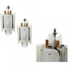 Original 1931 Art Deco Pair of Wall Sconces from The Wiltern Theater - 3845413