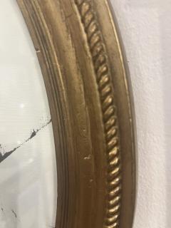 Original Abstract Painting in Antique Oval Gilt Frame - 4205504