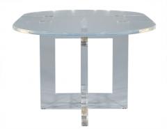 Original Acrylic Vintage Modern Drop Leaf Table - 1994703