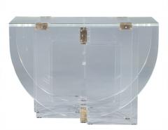 Original Acrylic Vintage Modern Drop Leaf Table - 1994704