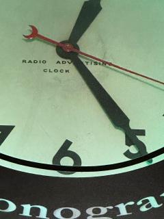 Original Art Deco Green Neon Hexagon Vintage RCA Radio and Phonograph - 3810979