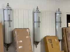 Original Art Deco Movie Theater Sconces Rare - 3794217