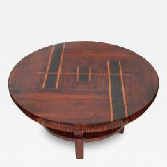 Original Art Deco Rosewood Inlaid Coffee Table - 183949