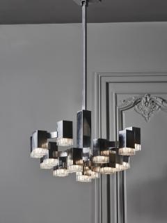 Original Cubic Chandelier by Gaetano Sciolari - 1805766