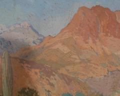 Original Fred Grayson Sayre Plien Air Oil Painting Sedona Arizona Landscape - 3575524
