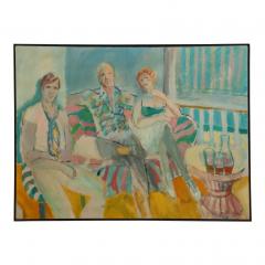 Original Jean Sardi Oil Painting in Jerry Solomon Designer Frame - 4175409