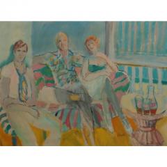 Original Jean Sardi Oil Painting in Jerry Solomon Designer Frame - 4175460