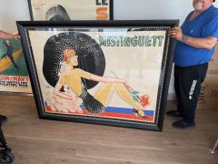 Original Mistinguett Poster by Zig Framed Art Deco Lithograph 1932 - 4251062