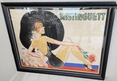 Original Mistinguett Poster by Zig Framed Art Deco Lithograph 1932 - 4251063