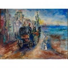 Original Moses Matusovski Expressionist Oil Painting - 4795223